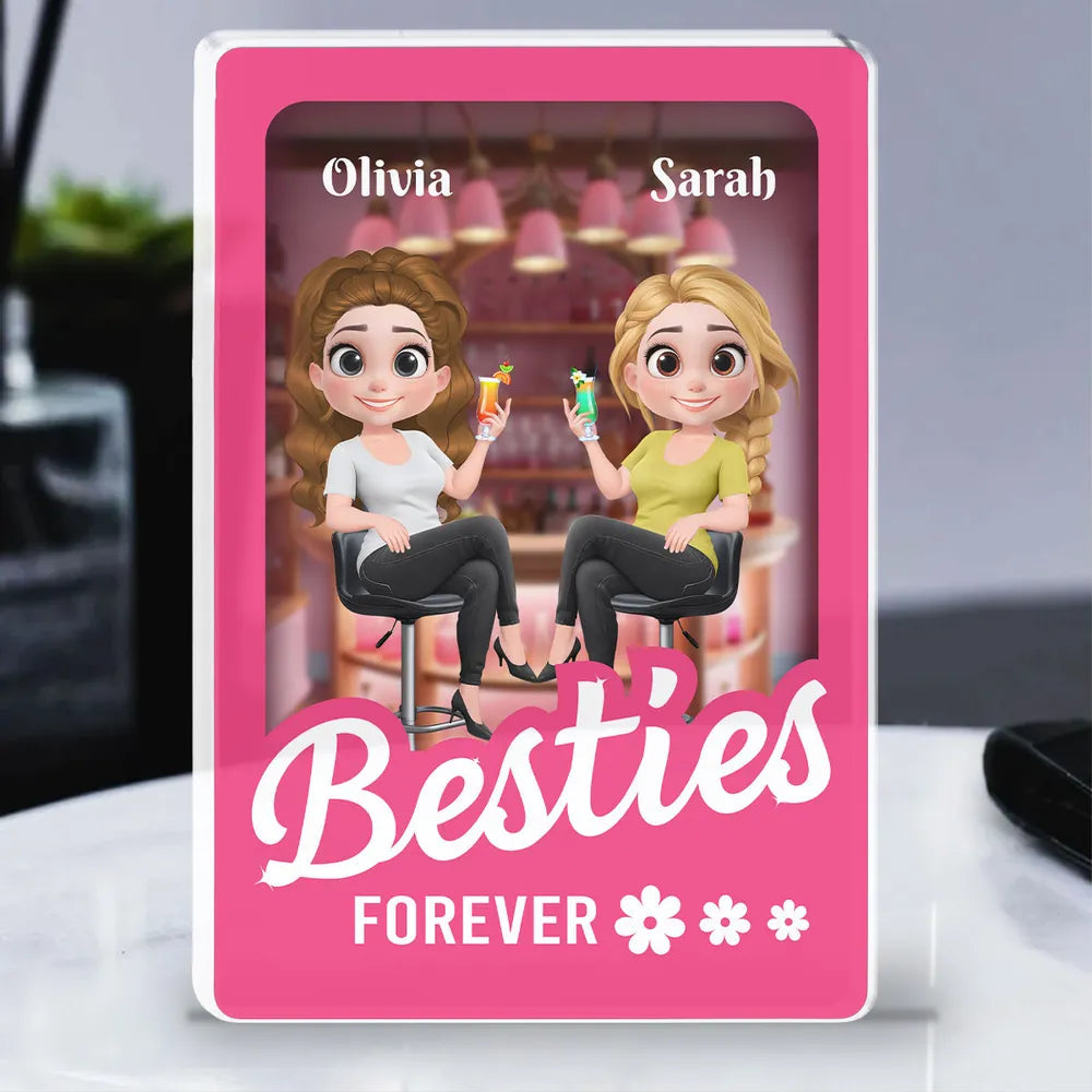 Partners in Crime” - Personalized Acrylic Block, Fun Gift for Sisters and Best Friends