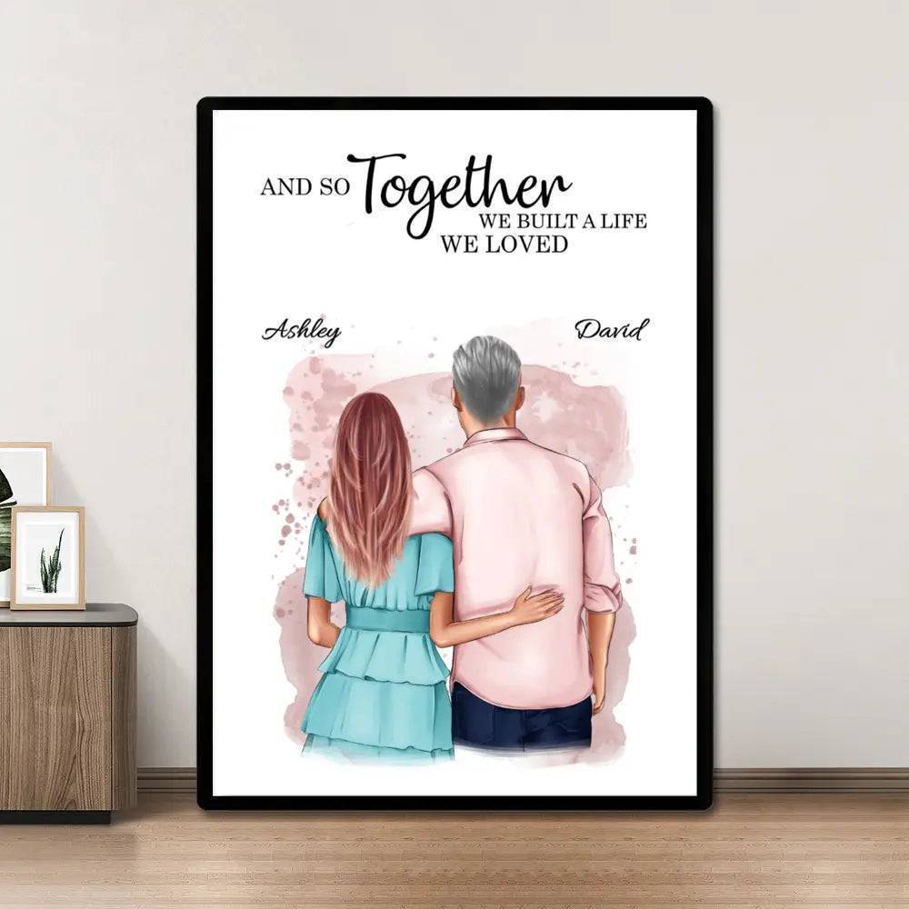 United in Love - 'You & Me, We Got This' Personalized Poster or Canvas for Couples