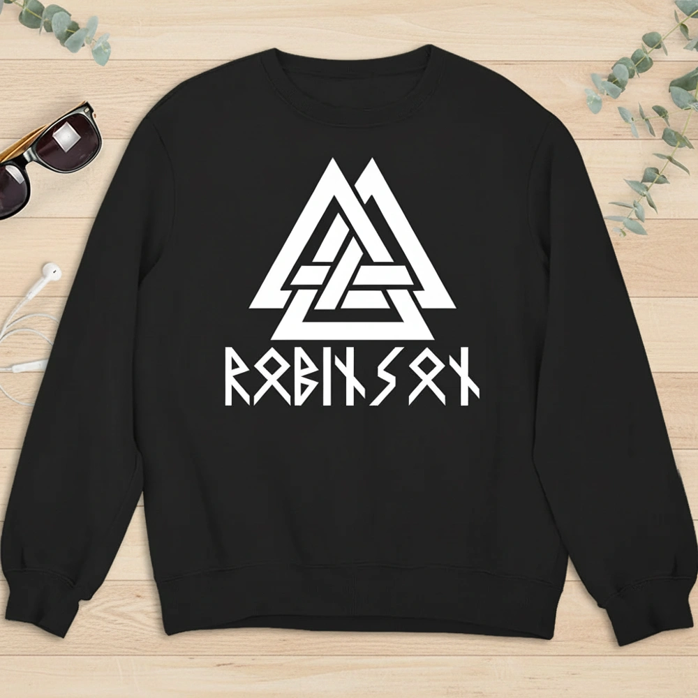 Mystic Rune Triangle Classic Tee, Personalized Custom Graphic for Travel and Gym, Unique Creative Gift for Minimalist Style Fans