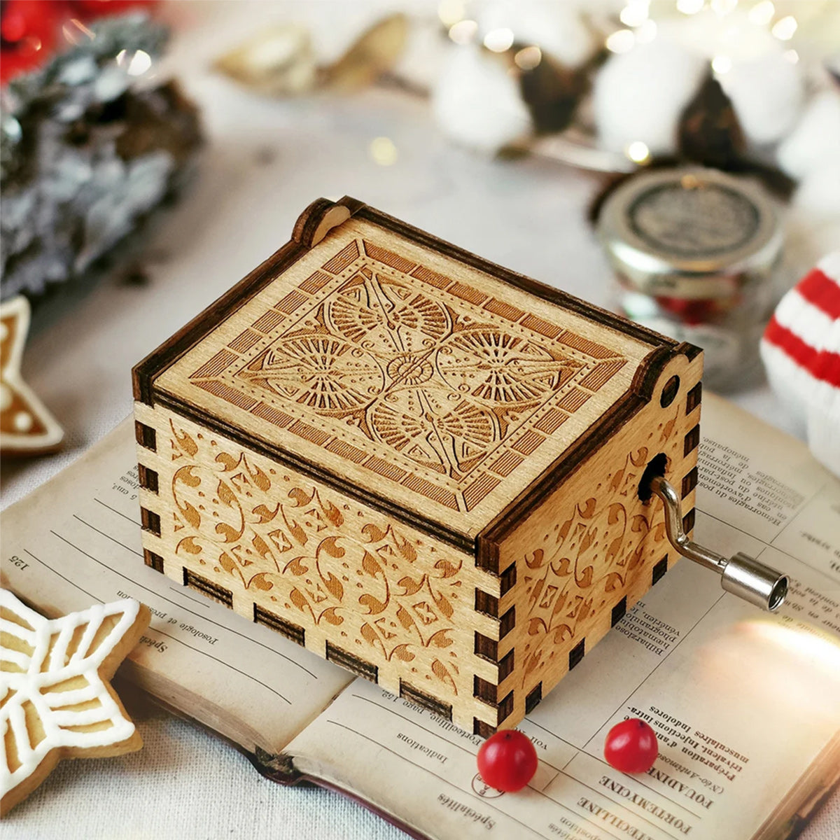 Everything Is Better In This Kitchen - Cooking gift for mom, her, wife, girlfriend, friend - Personalized Hand Crank Music Box