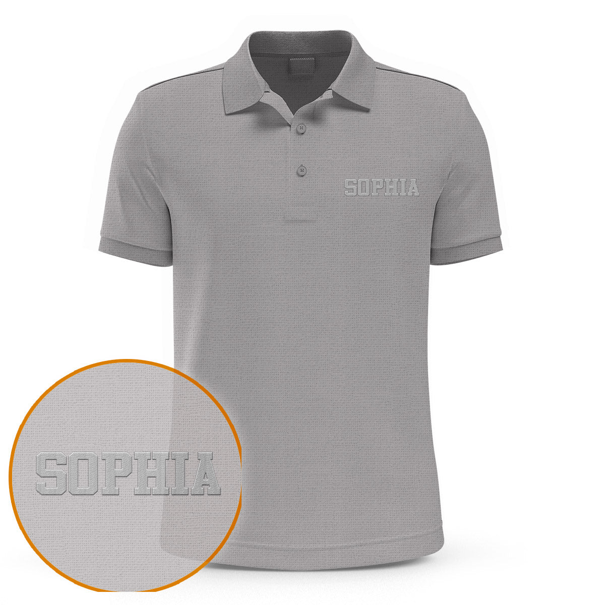 Custom Name - Personalized granddaughter Embroidered Polo Shirt
