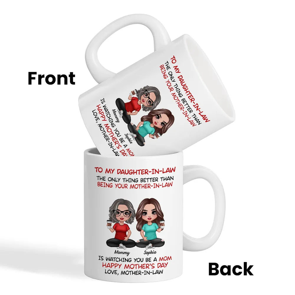 To My Daughter-In-Law Happy Mother’s Day Personalized Mug, Custom Keychain, Plaque & More, Heartfelt Gift from Mother-in-Law