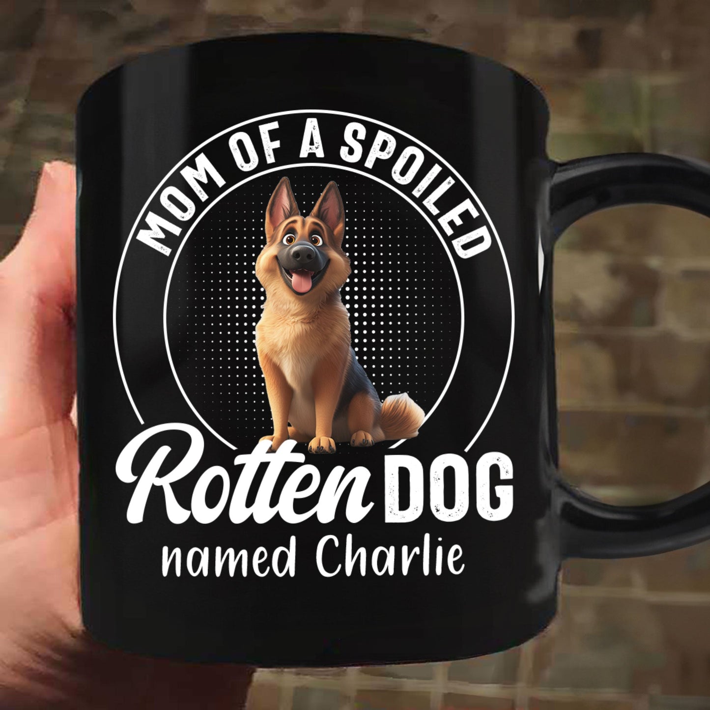 Mom Of Spoiled Rotten Dogs - Funny Custom Mug for Dog Lovers