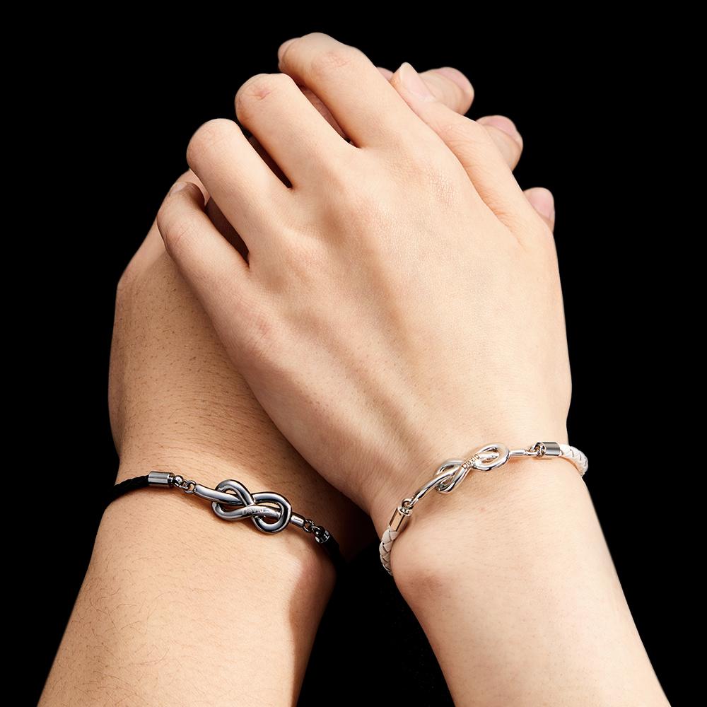 Any Names - Personalized Roped Couple Bracelet