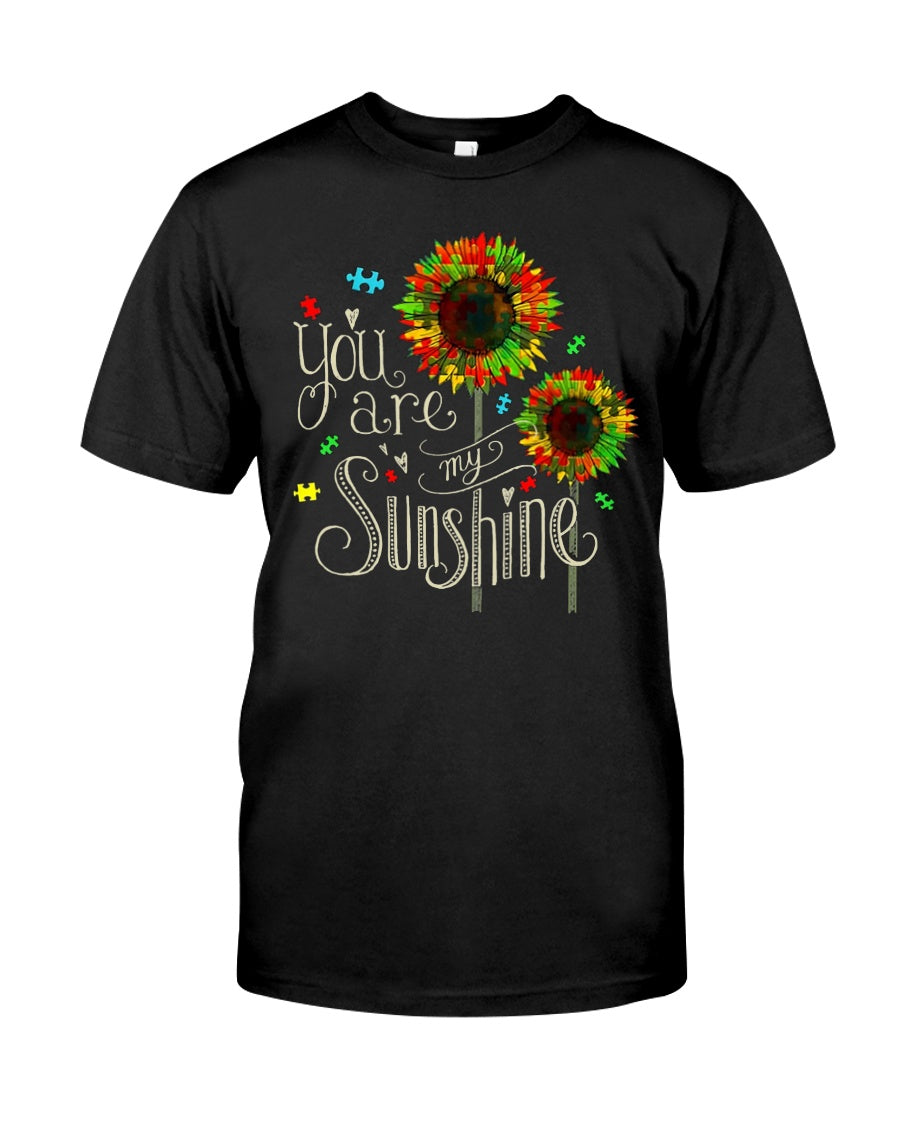 Autism You Are My Sunshine - Autism Awareness T-shirt and Hoodie 0921