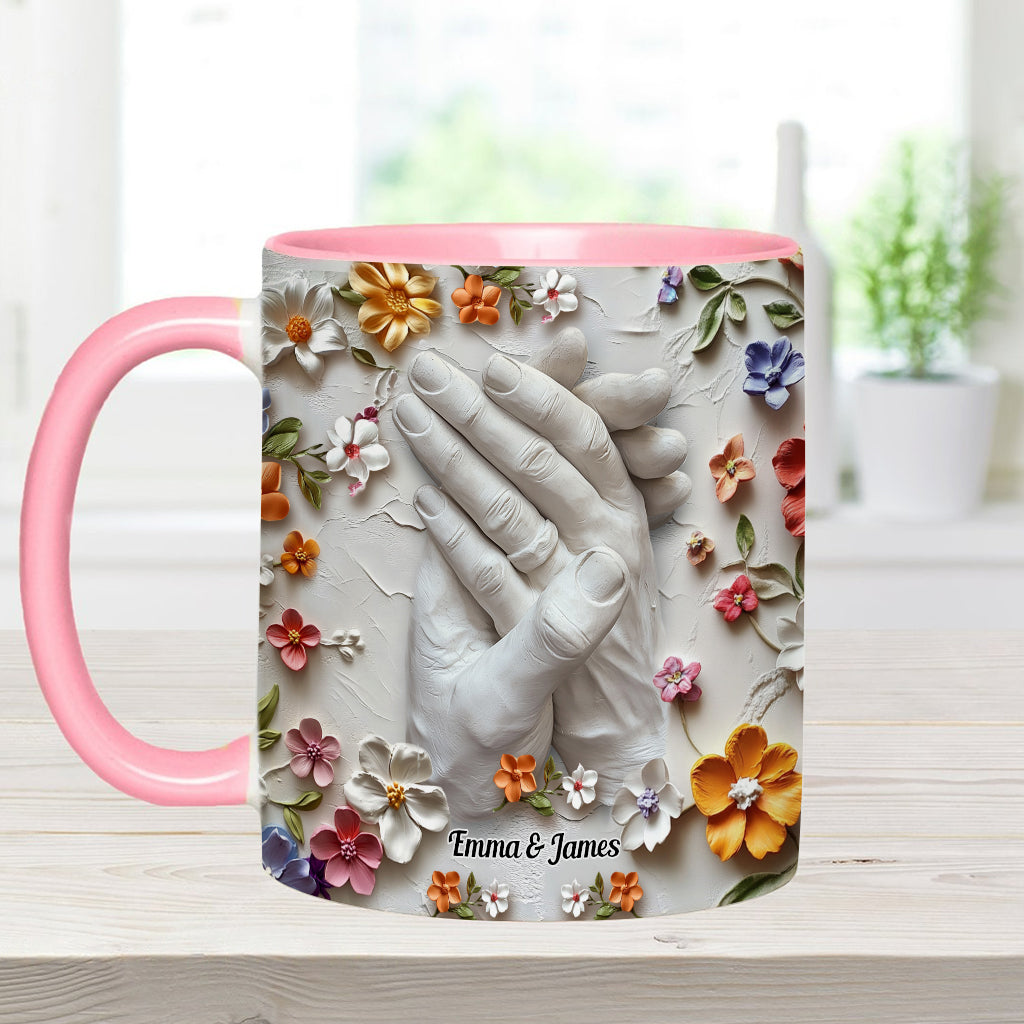 I Met You I Liked You - Personalized Couple Accent Mug