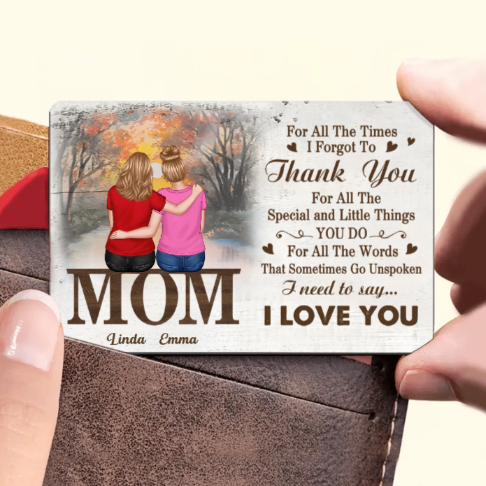 Grateful Love – Custom Poster Featuring a Heartwarming Moment with Mother and Daughter – Ideal Gift for Mother’s Day or Family Celebrations