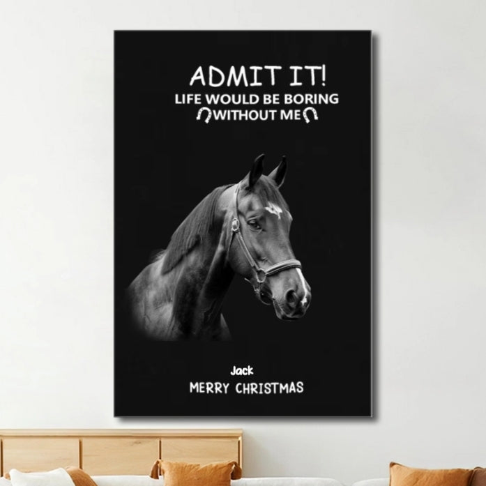 Custom Horse-Themed Mug & Whiskey Cup - The Perfect Holiday Gift