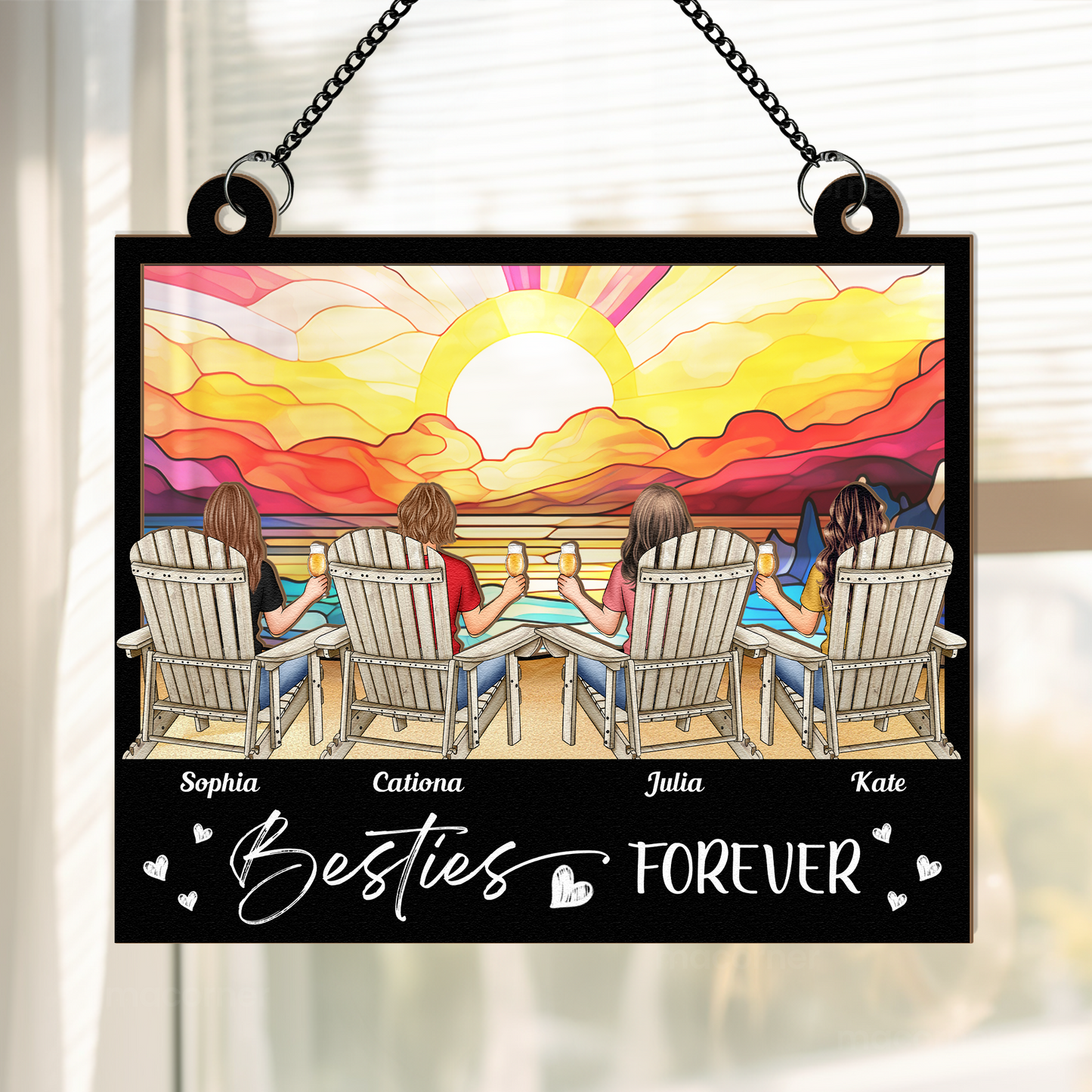 Custom Personalized Wood & Acrylic Ornament Gift