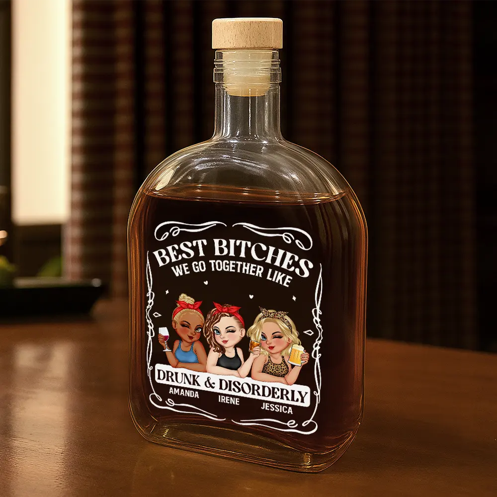 Custom Personalized Glass Decanter for Celebrations