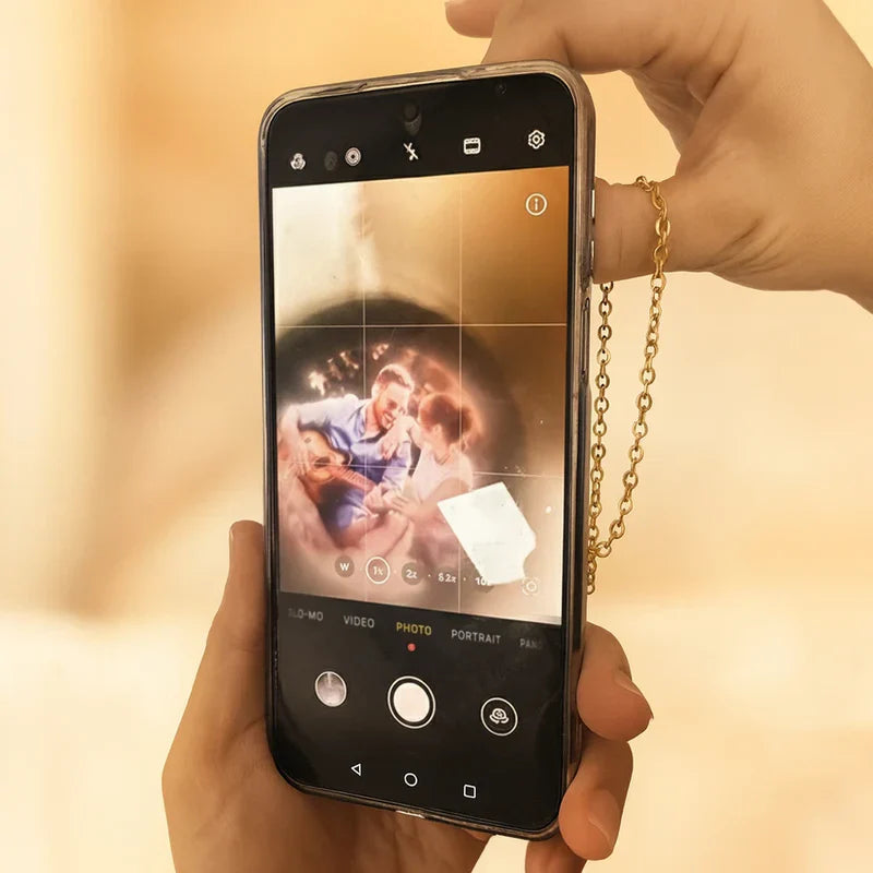 Personalized Bubble Projection Necklace with Your Photo, Romantic Couple Gift for Daily Wear and Sweet Memories