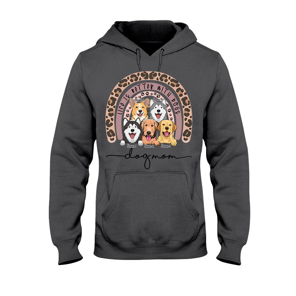 Dog Mom - Personalized Dog T-shirt and Hoodie