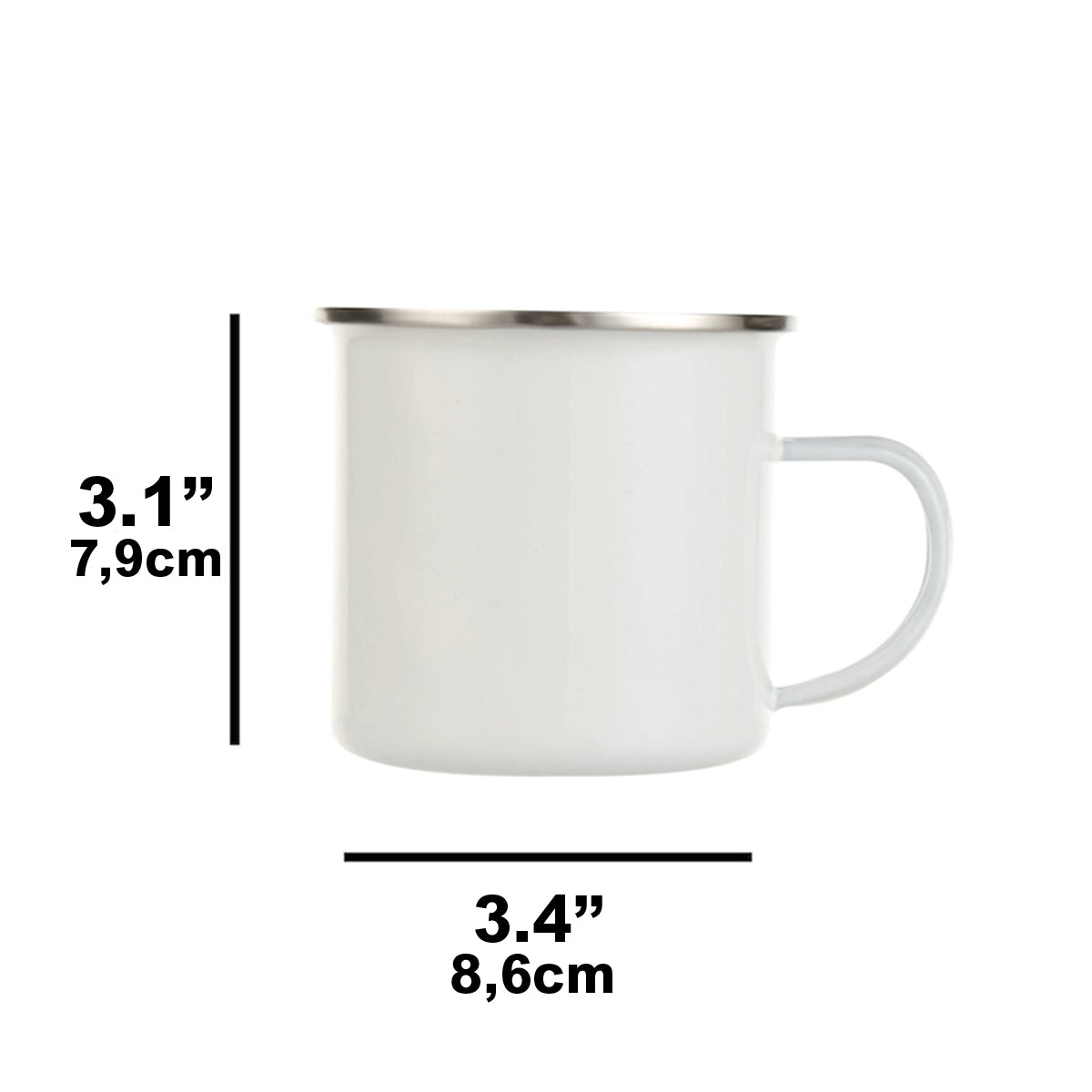Construction Vehicle Letters - Personalized Kid Enamel Mug