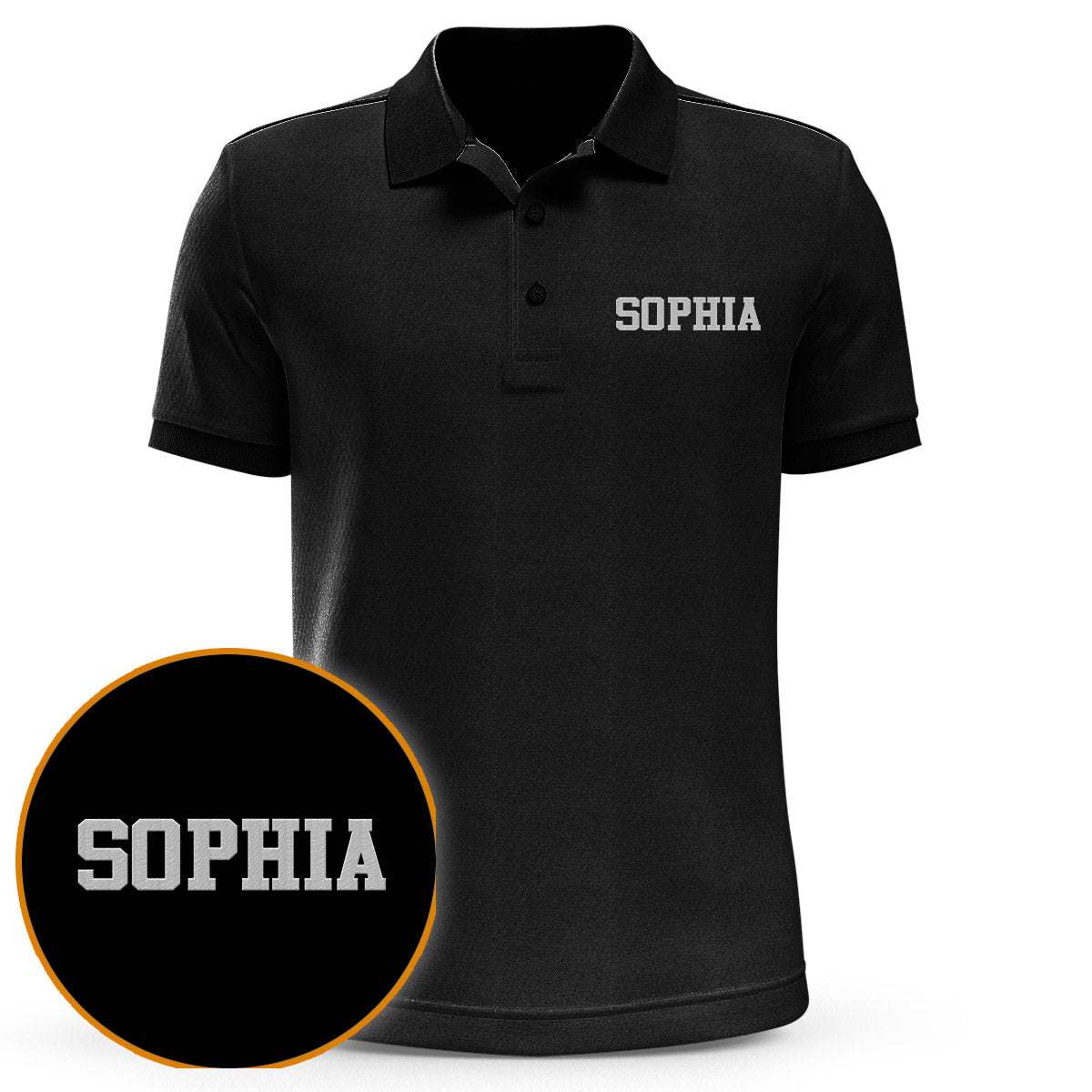 Custom Name - Personalized granddaughter Embroidered Polo Shirt