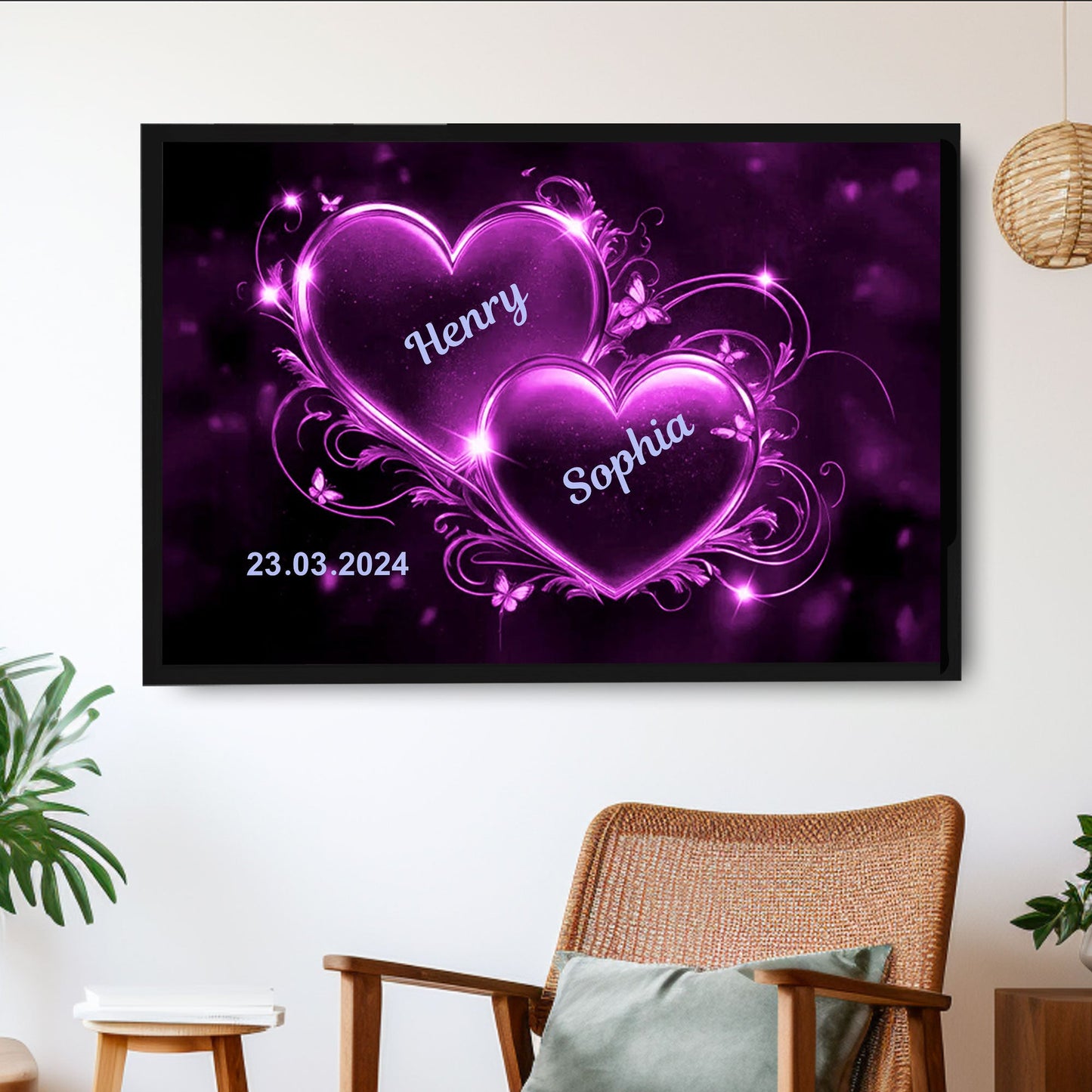 Personalized Poster - Custom Couple Art, The Perfect Gift for Him or Her, Celebrate Your Love with a Beautiful Portrait