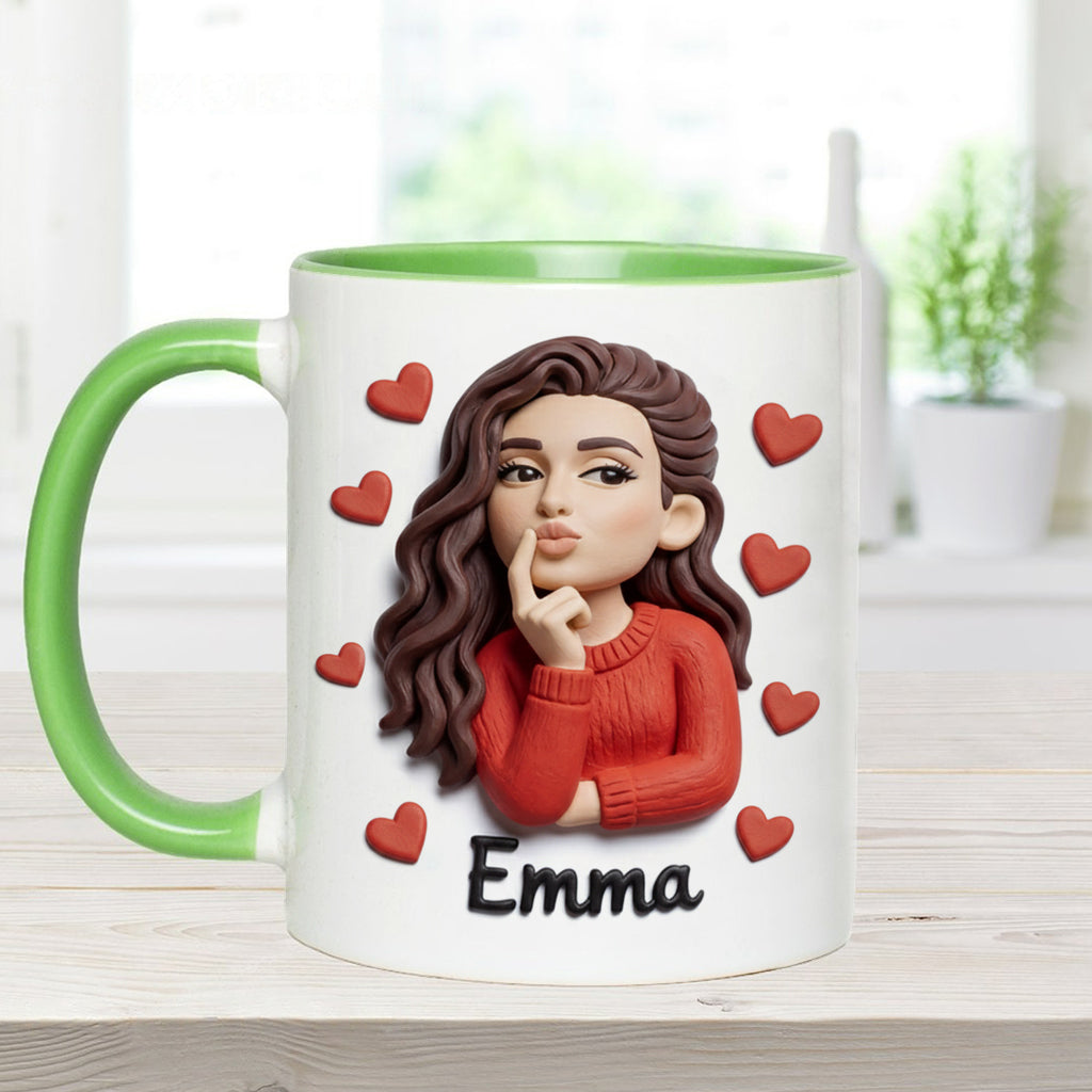 Custom From Any Photo Perfect Gift For Couple - Personalized Couple Accent Mug & Coaster