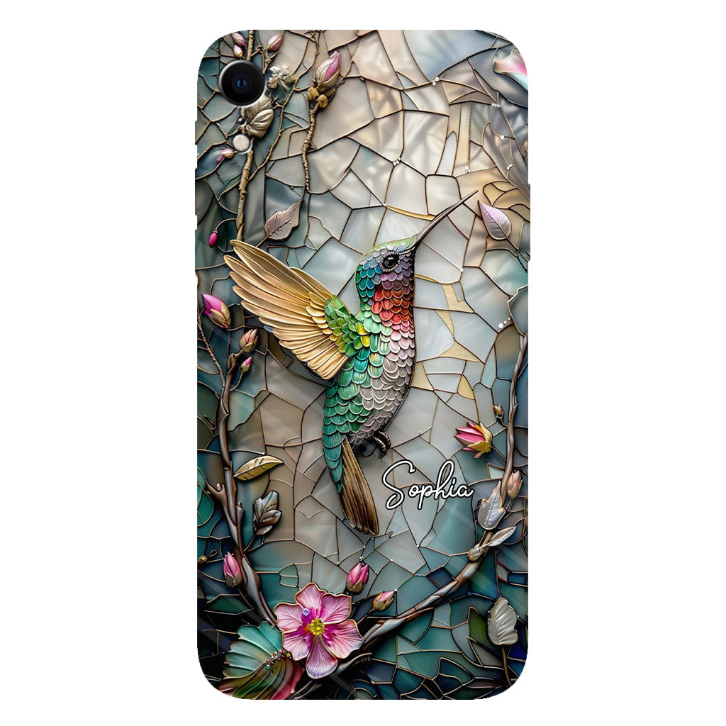 Artistic Hummingbird - Personalized Gardening Full Print Phone Case