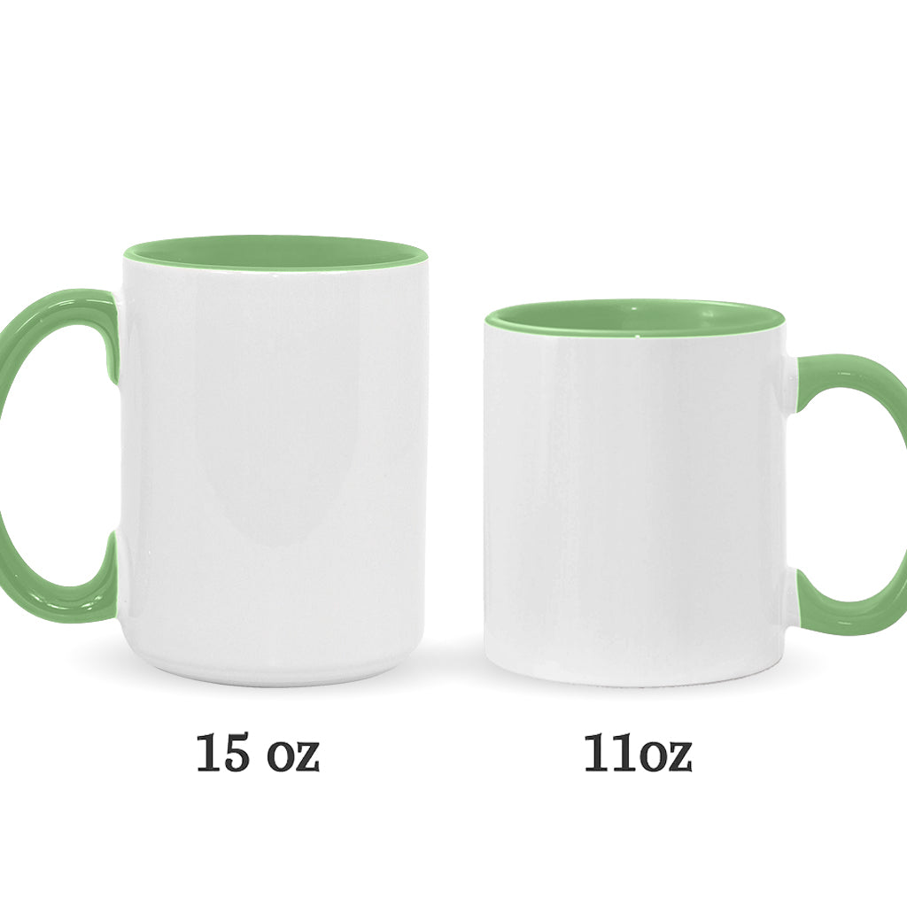 Besties Forever Floral - Personalized Bestie Accent Mug