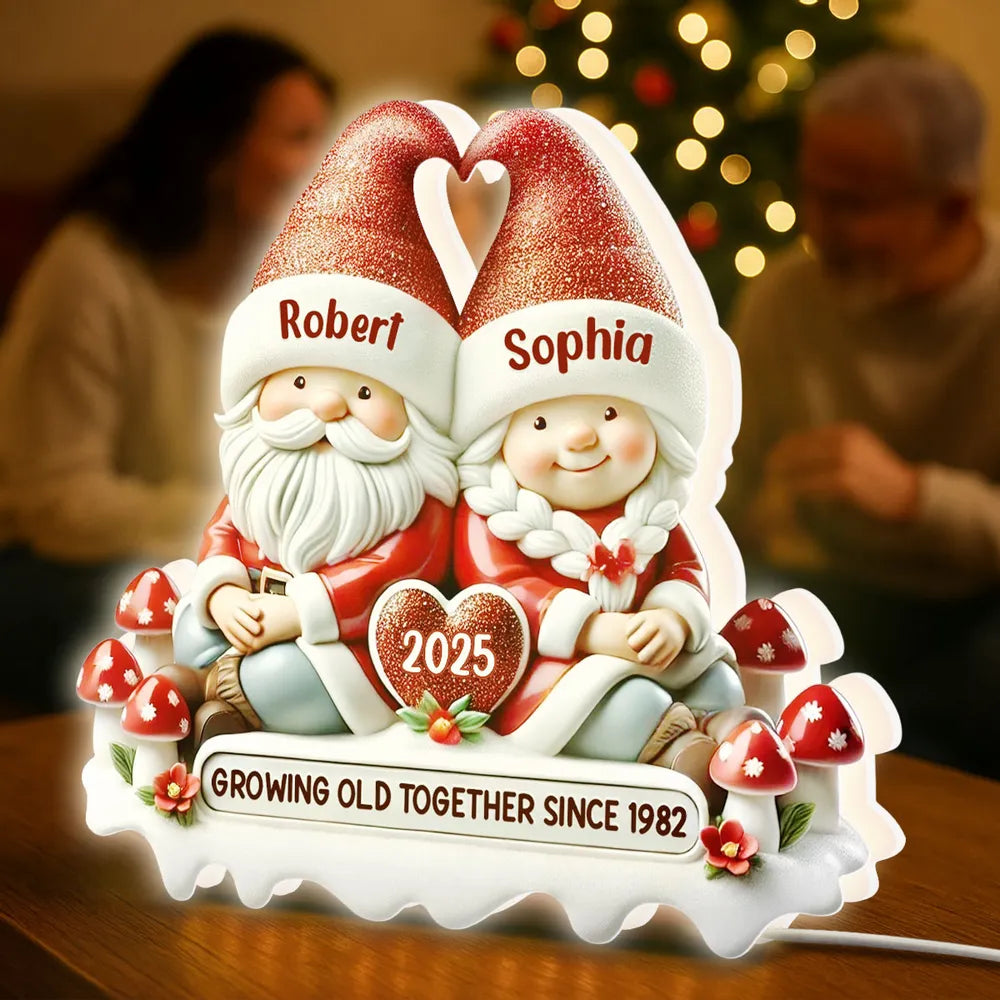 Custom Acrylic Light Box Gift for Christmas, Holiday Décor
