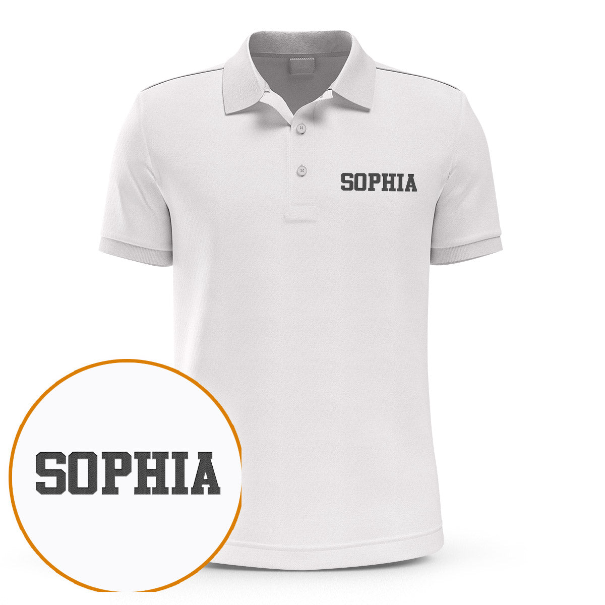 Custom Name - Personalized granddaughter Embroidered Polo Shirt