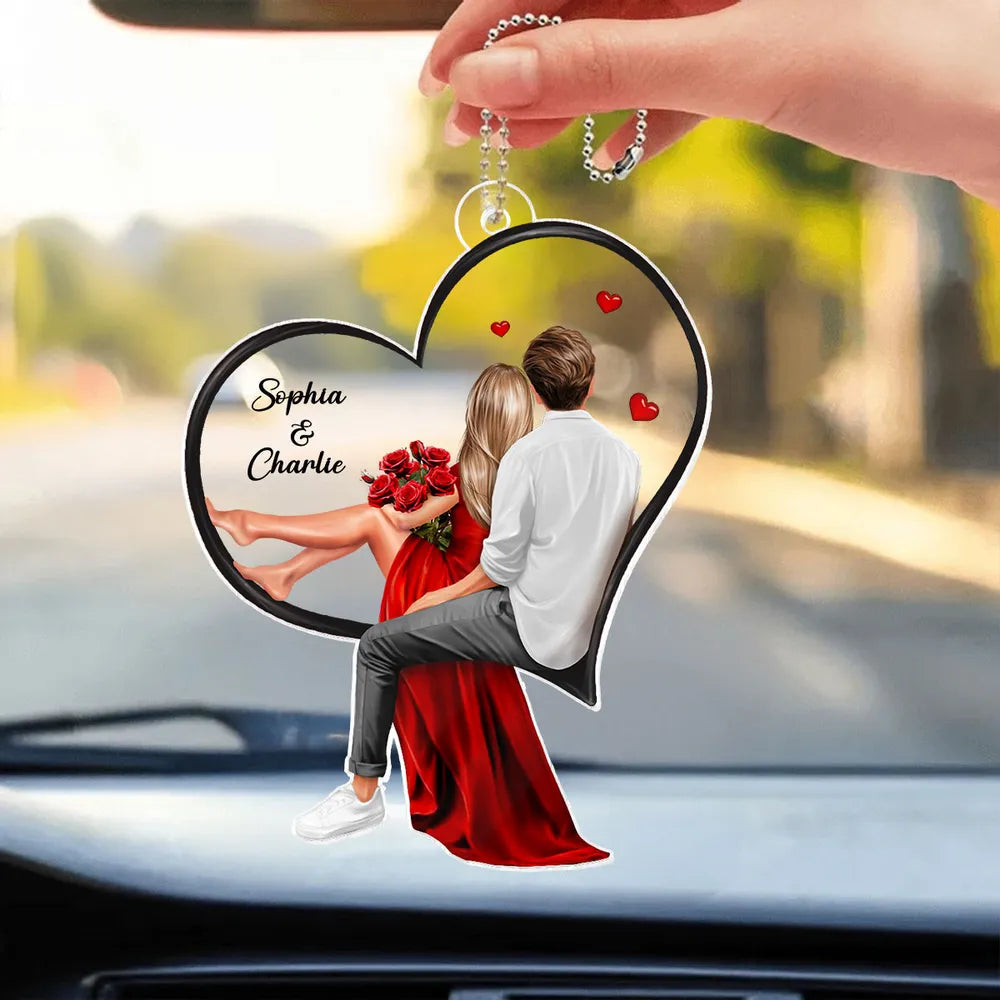 Personalized "My Favorite Place In All The World" Ornament – Perfect Valentine's Day Gift for Couples