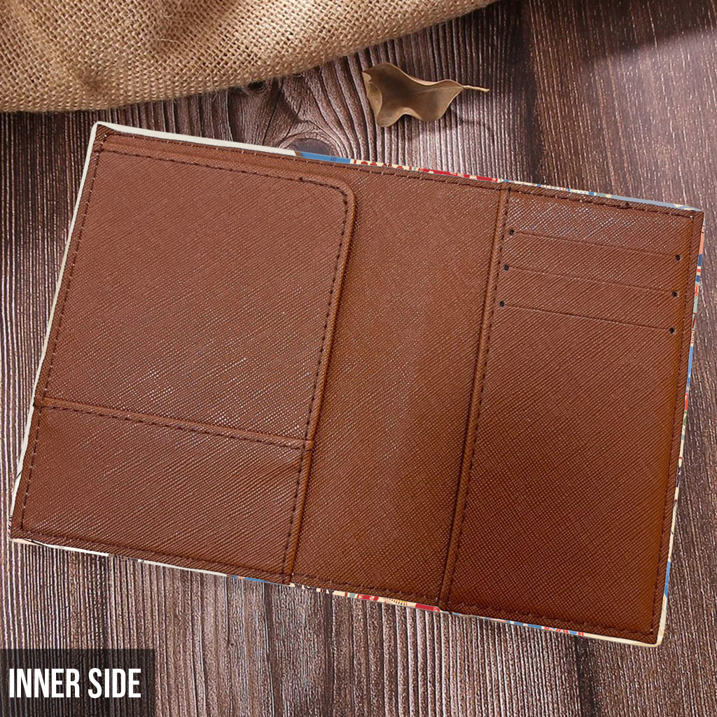 Collect Momments Not Things - Travelling gift for mom, daughter, granddaughter, wife, girlfriend, friend - Personalized Passport Holder