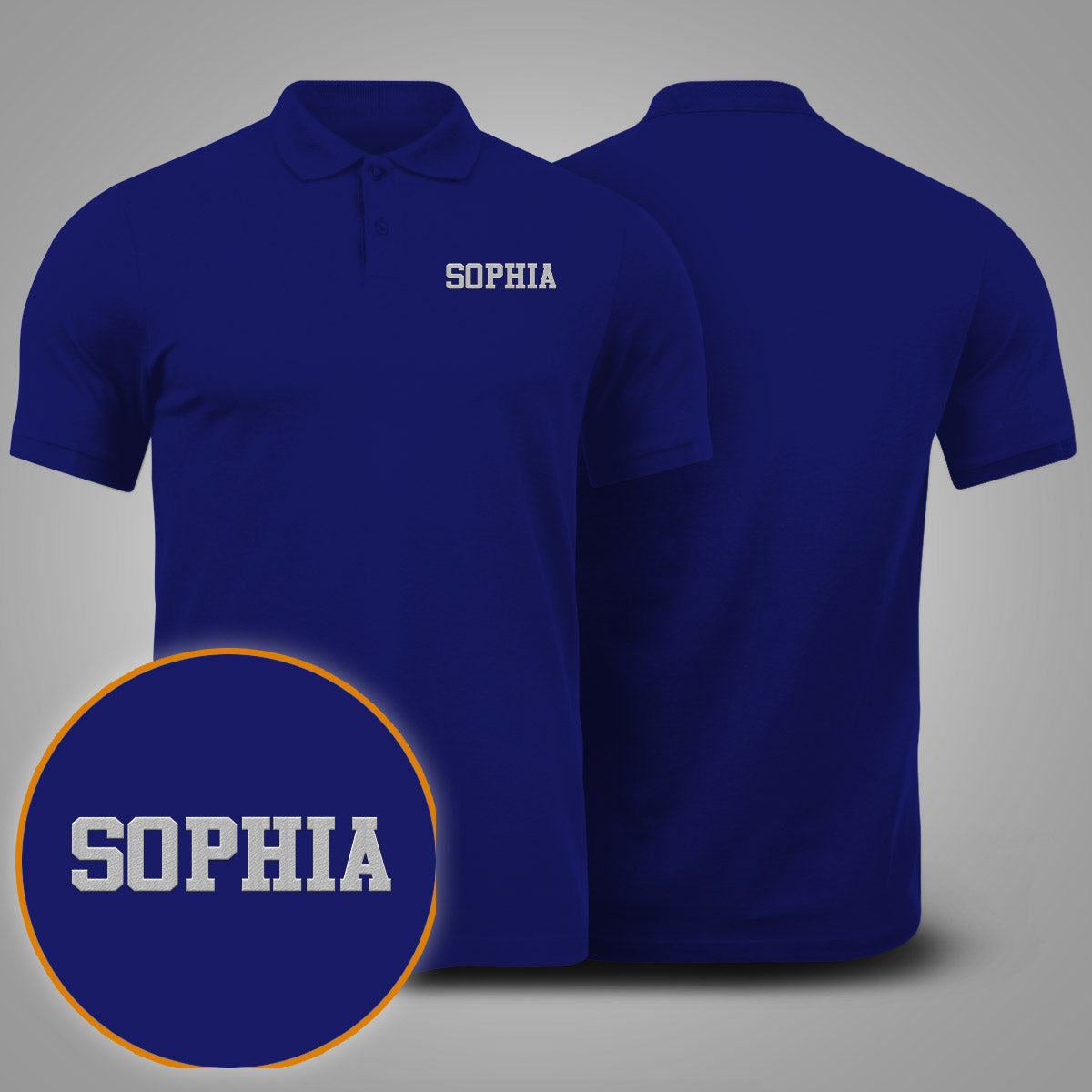 Custom Name - Personalized Daughter Embroidered Polo Shirt