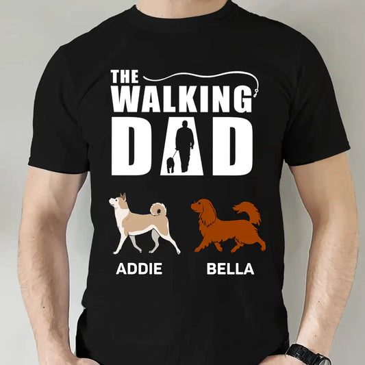 The Walking Dad Personalized Tee – Dog Dad Gift for Father’s Day