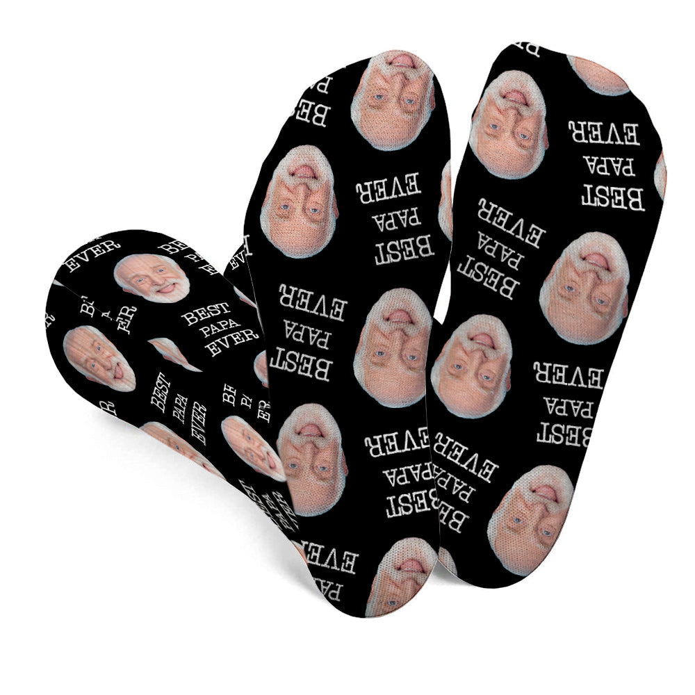 Custom Face - Personalized Grandpa Socks