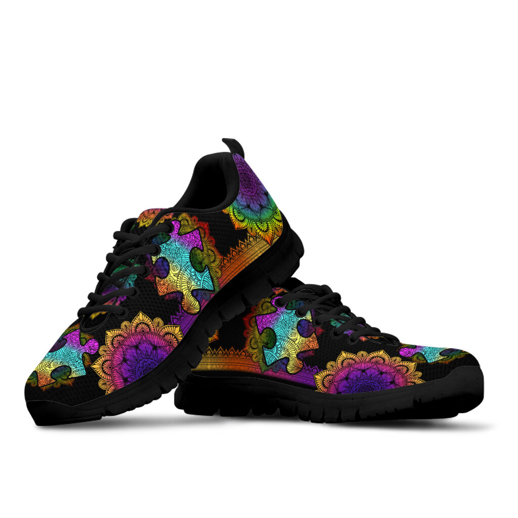 Colorful Mandala Autism Awareness Sneakers 0622