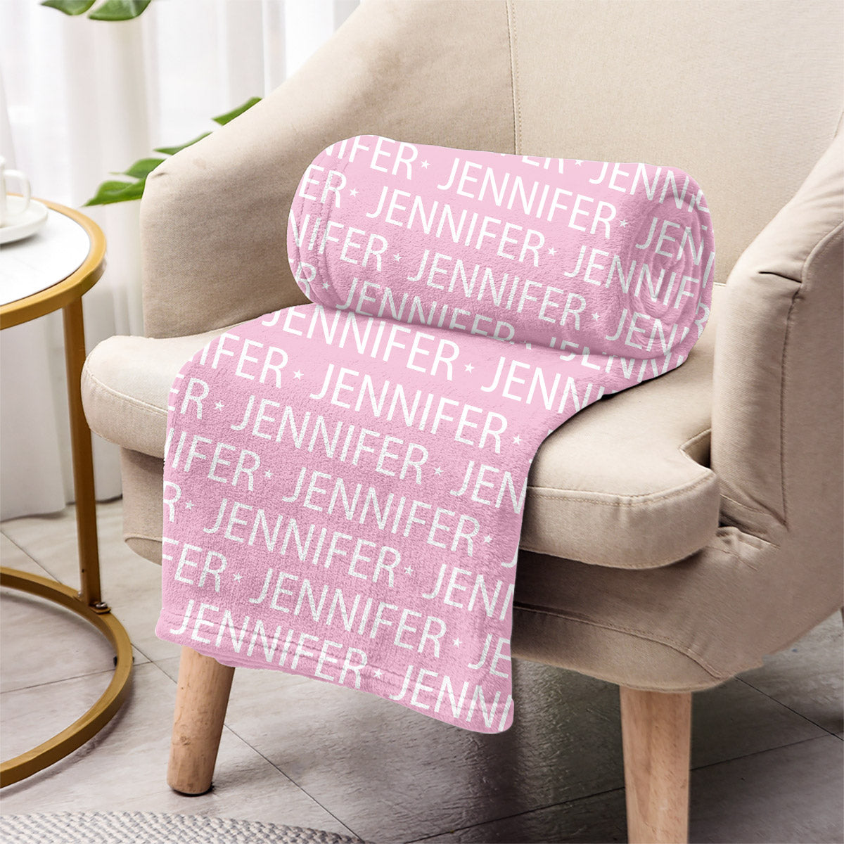 Custom Name Pattern - Personalized Daughter Blanket