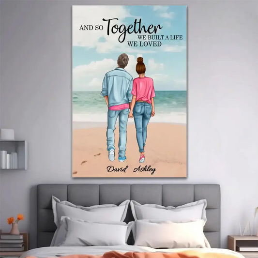 Together We Conquer - 'You & Me, We Got This' Personalized Poster or Canvas for Couples