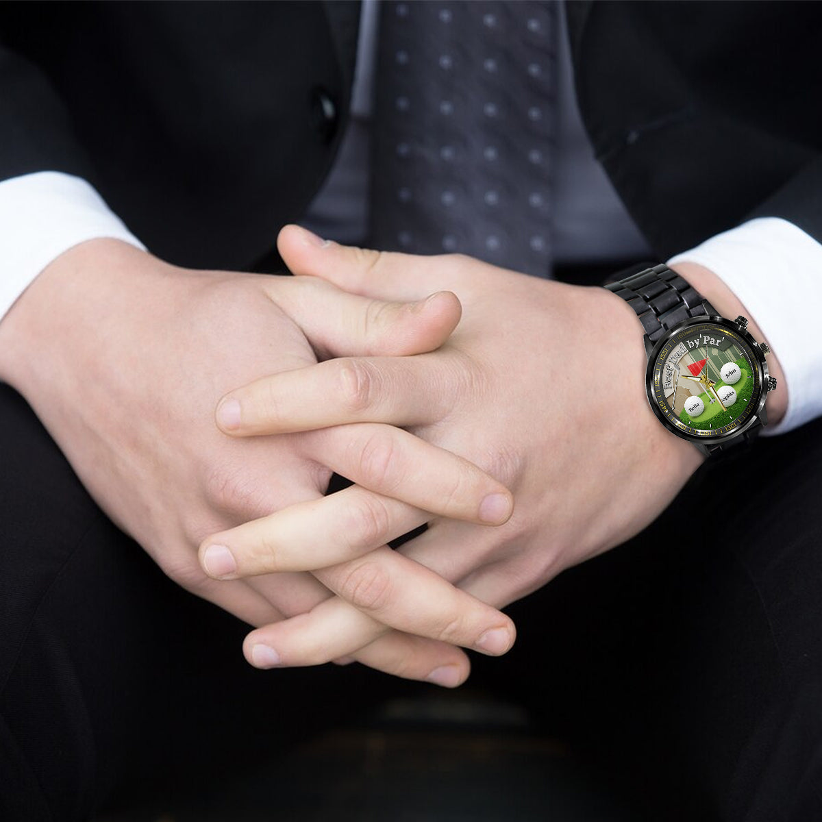 Best Dad By Par - Personalized Golf Hand Watch