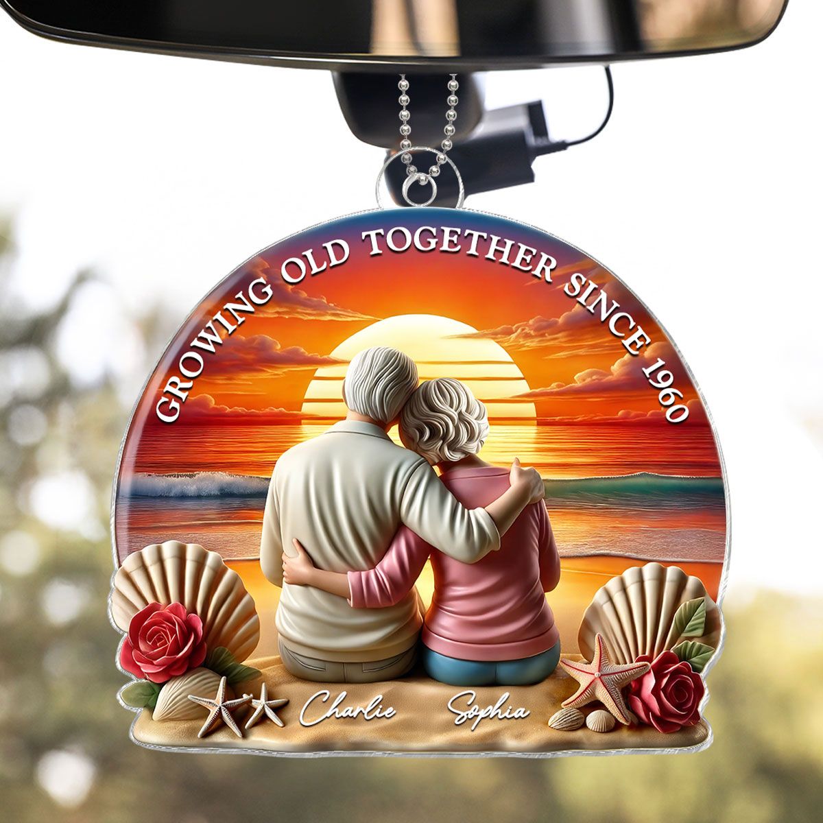 Custom Ornament for Senior Couples - A Heartwarming Gift of Love
