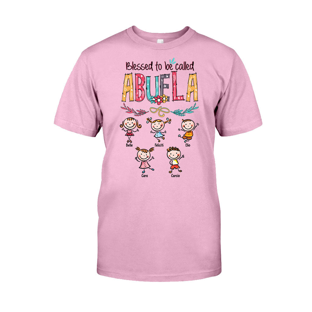 Dios Me Regaló Dos Títulos - Personalized Grandma T-shirt And Hoodie