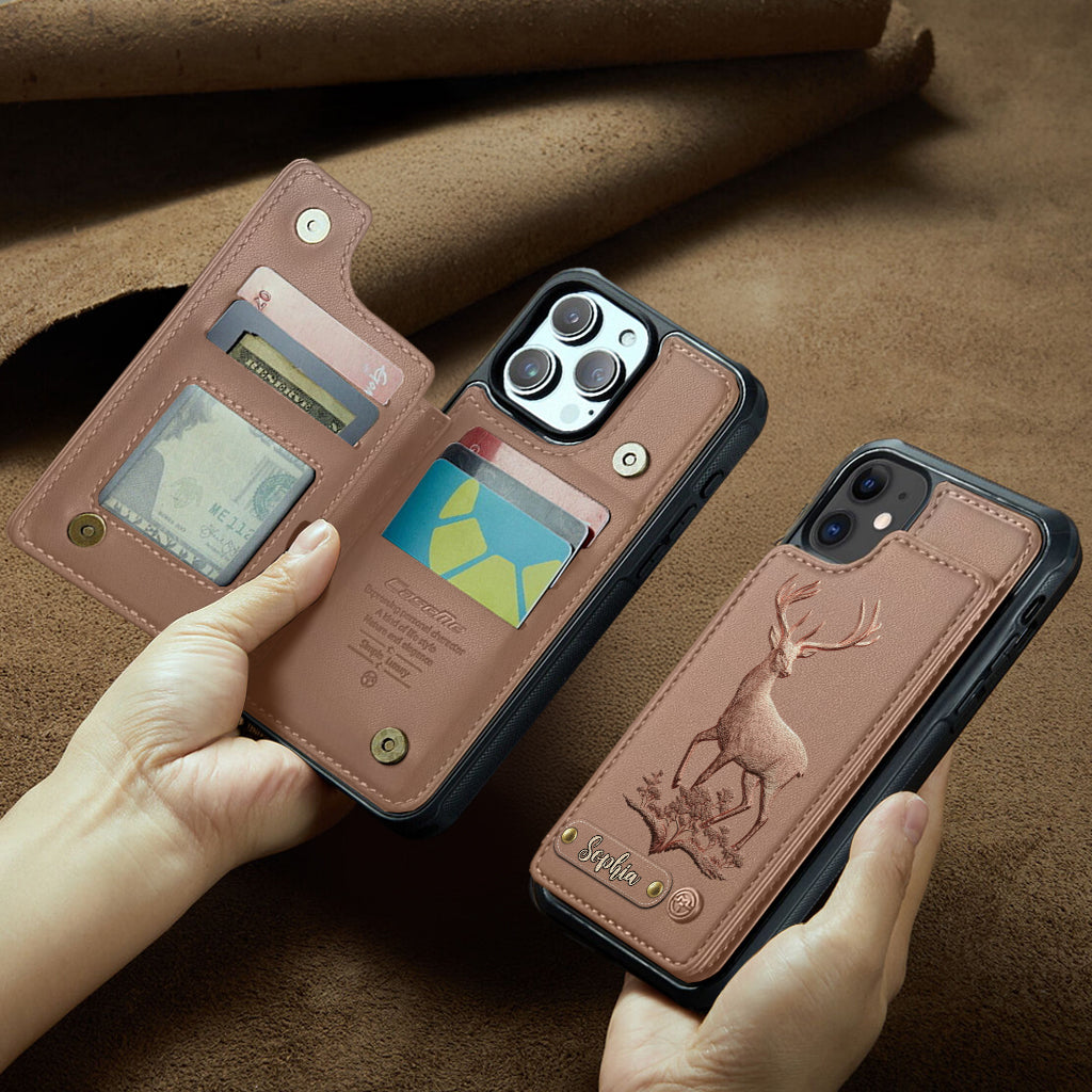 Country Girl - Personalized Hunting Wallet Phone Case