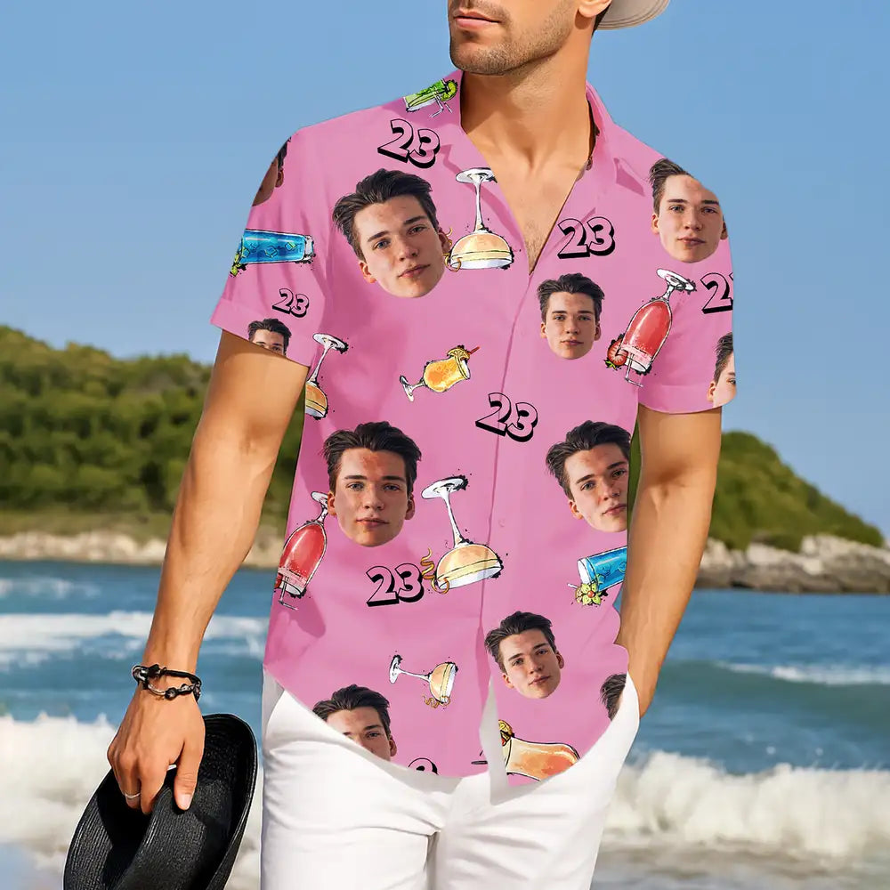 Hawaiian Shirt with Fun and Personalized Birthday Design – The Perfect Gift for Your Loved One