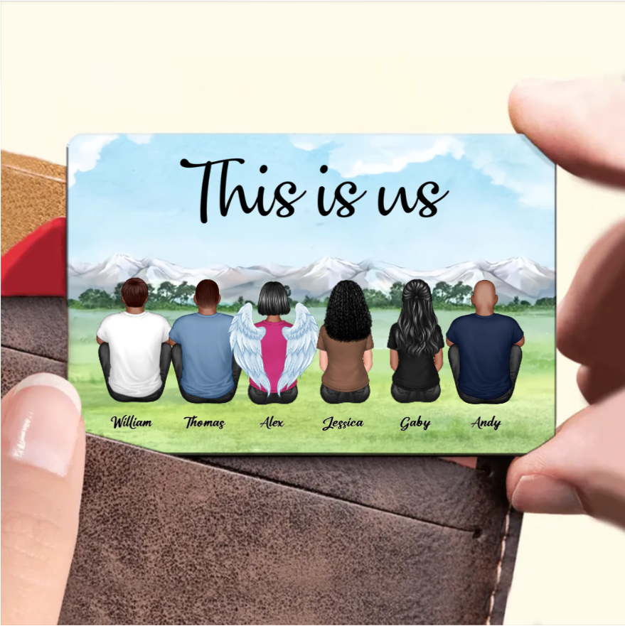 Personalized Brothers & Sisters Forever Wallet Card, Keychain, Poster or Canvas, Plaque, Ornament- Perfect Gift for Siblings, Memorial Keepsake