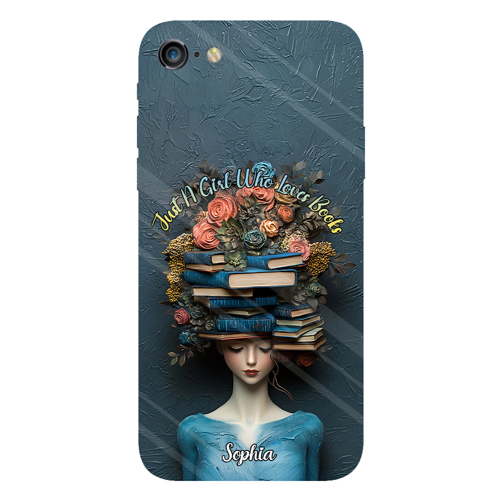 Just A Girl Who Loves Books - Personalized Book Full Print Phone Case