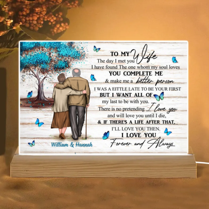 Exclusive Husband & Wife Keepsake Poster - Cherishing Moments of Love