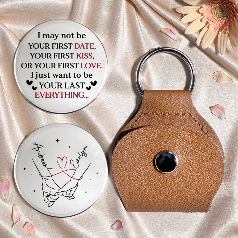 Personalized Pocket Hug Token With Love Quote, Unique Romantic Gift For Couples, A Sweet Everyday Keepsake