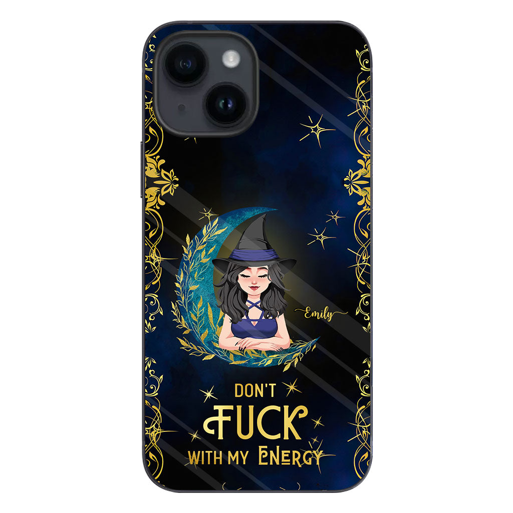Don't F With My Energy - Personalized Witch Phone Case