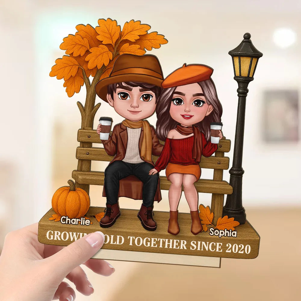“Everyday I Fall in Love with You” Wooden Plaque – Custom Gift for Couples or Lovers