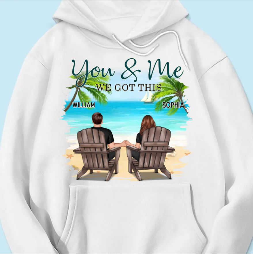 My Missing Piece - Custom Couple Beach Design Wooden, Acrylic or LED Plaque - Unique Gift