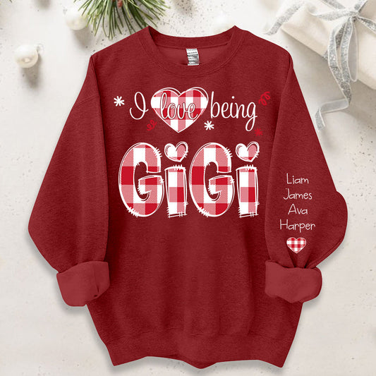 Personalized Sweatshirt Gift - A Heartfelt Family Keepsake for Christmas, Birthdays, and Anniversaries