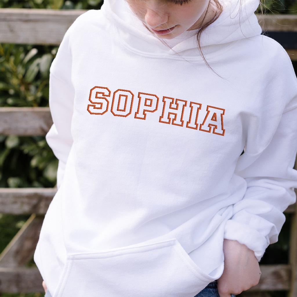 Custom Name - Personalized Step Mom Embroidered Hoodie