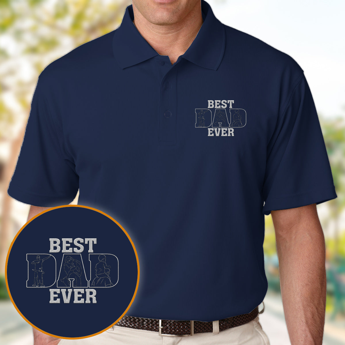 Dad/ Grandpa/ Mom... Since Year - Personalized Father Embroidered Polo Shirt