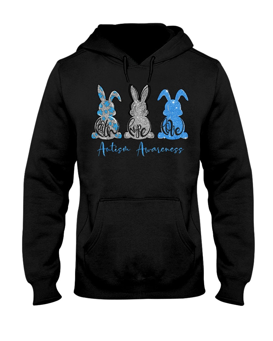 Faith Hope Love - Autism Awareness T-shirt and Hoodie 0520