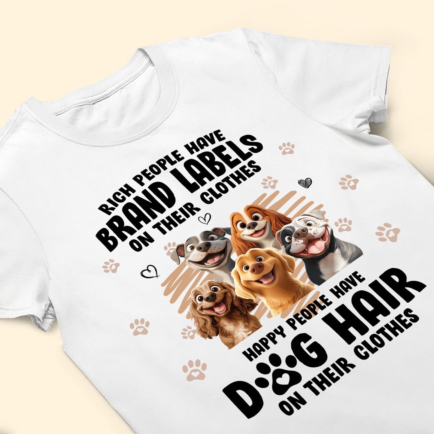 Dog Lover Funny Tee - Cartoon Dog Design Gift Shirt
