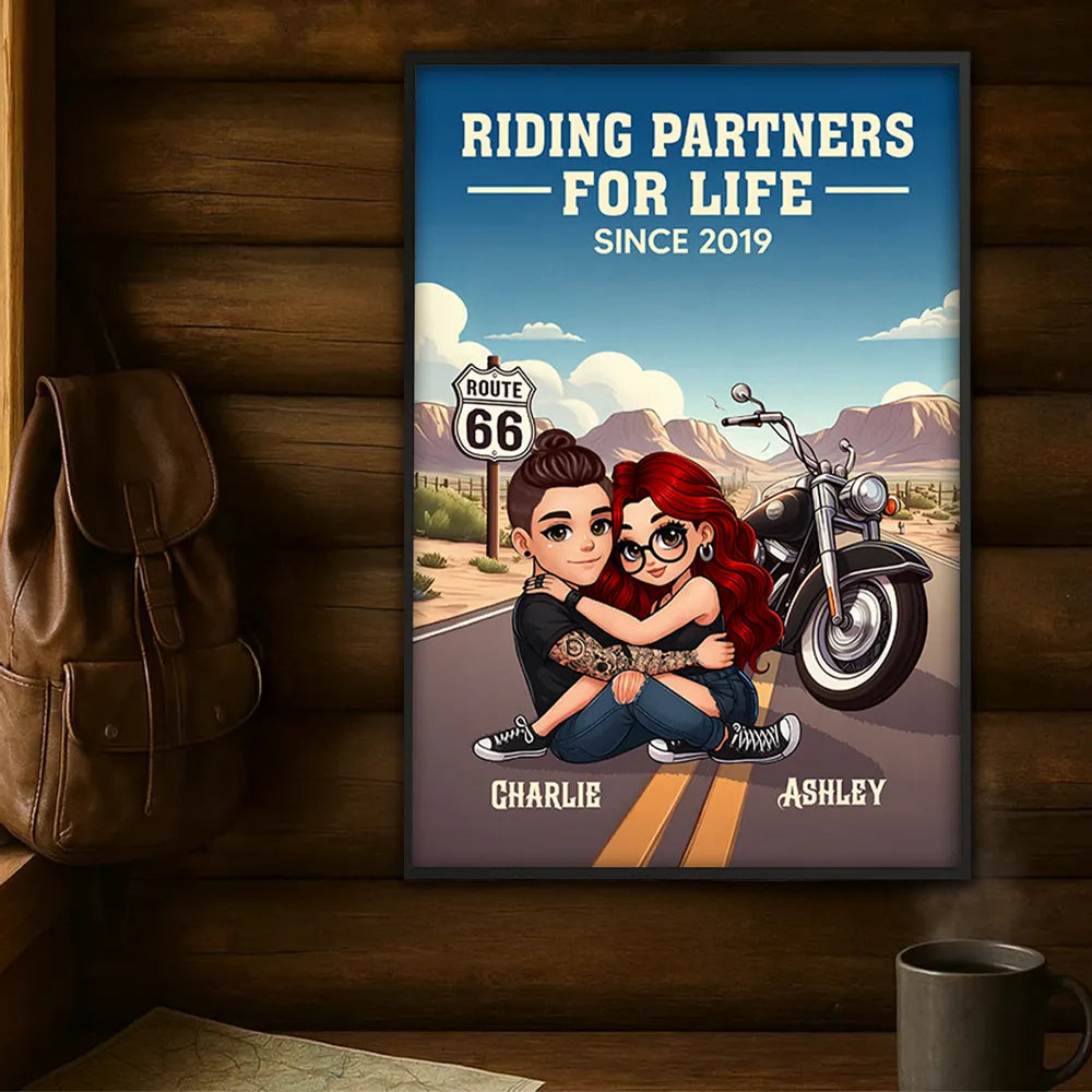 My Favorite Place Is Next To You – Personalized Poster Or Canvas For Couple, Romantic Road Trip Gift